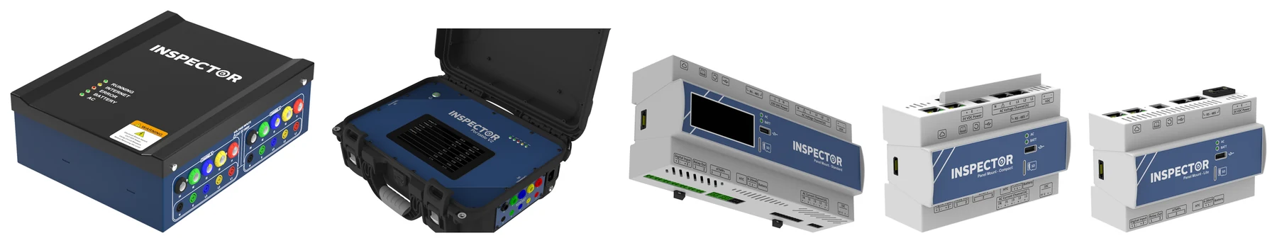 The five Inspector models side by side